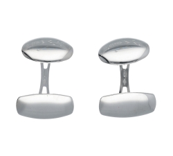 White Gold Men&#39;s Cufflinks GL101330