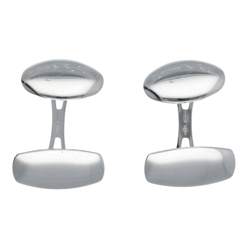 White Gold Men&#39;s Cufflinks GL101330