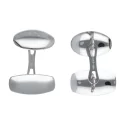 White Gold Men&#39;s Cufflinks GL101330