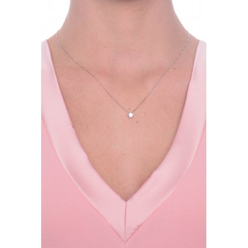 Facco Gioielli light point necklace in White Gold 699102