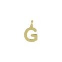 Anpassbarer Initialen-Anhänger aus Gelbgold GL-G21739410