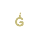 Customizable Initial Pendant Yellow Gold GL-G21739410