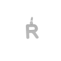 Customizable Initial Pendant White Gold GL-G21739446