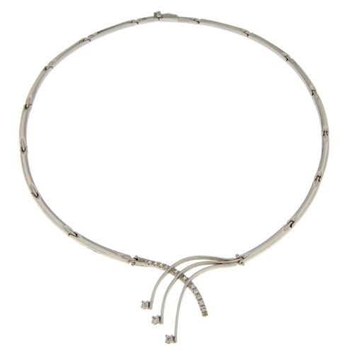 Damenhalskette aus Weißgold GL101336