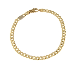 White Yellow Gold Men&#39;s Bracelet GL101339