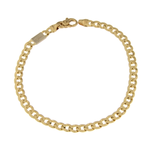 White Yellow Gold Men&#39;s Bracelet GL101339