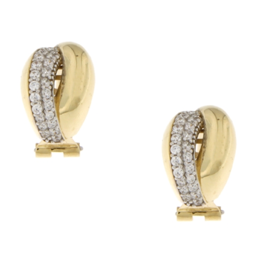 White Yellow Gold Women&#39;s Earrings GL101341