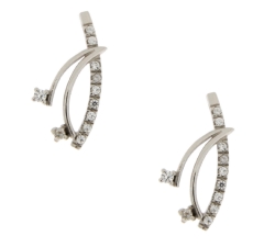 White Gold Women&#39;s Earrings GL101342