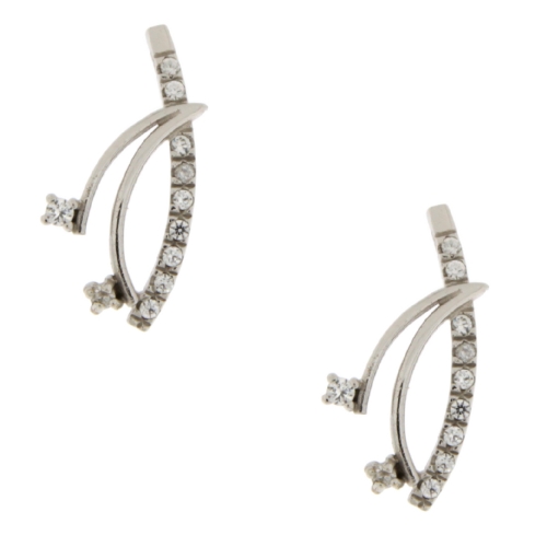 White Gold Women&#39;s Earrings GL101342