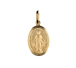 Ciondolo Madonna Miracolosa Oro Giallo GL101343