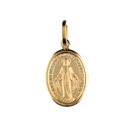 Ciondolo Madonna Miracolosa Oro Giallo GL101343