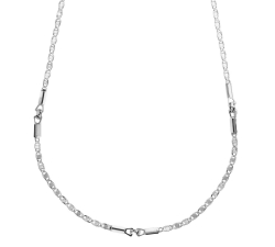 Collana Uomo Oro Bianco GL101344