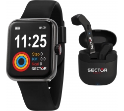 Sector S-03 Headphones Smartwatch Set R3251282004