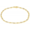 Bracciale Uomo in Oro Giallo e Bianco 803321718171