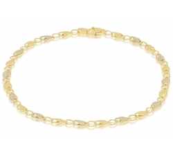 Bracciale Uomo in Oro Giallo e Bianco 803321718171