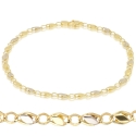 Bracciale Uomo in Oro Giallo e Bianco 803321718171