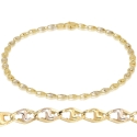 Bracciale Uomo in Oro Giallo e Bianco 803321718173