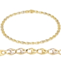 Men&#39;s Bracelet in Yellow and White Gold 803321718173