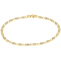 Bracciale Uomo Oro Giallo Bianco GL101350