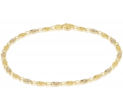 White Yellow Gold Men&#39;s Bracelet GL101350