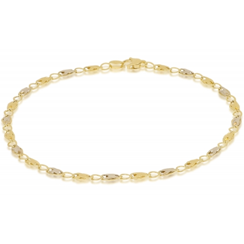 White Yellow Gold Men&#39;s Bracelet GL101350