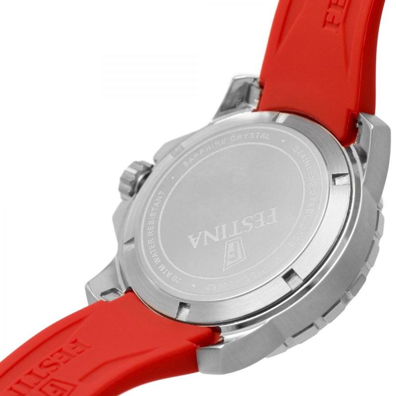 Festina stainless steel back deals