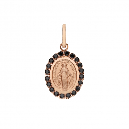 Miraculous Madonna Pendant Rose Gold GL101354