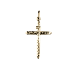 Ciondolo Croce Oro Giallo GL101355