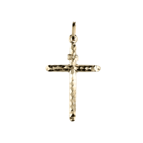 Yellow Gold Cross Pendant GL101355