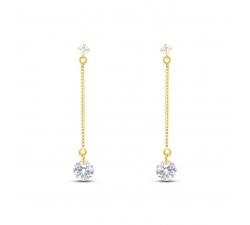 Stroili Claire Earrings in Yellow Gold 1423909