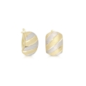 Orecchini Donna Oro Bianco Giallo GL101356