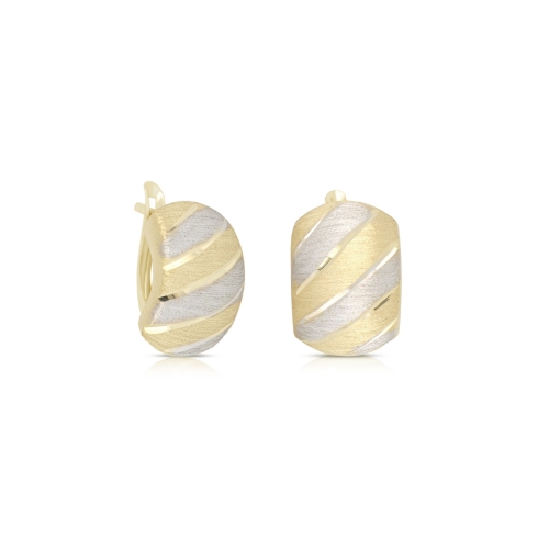 Orecchini Donna Oro Bianco Giallo GL101356