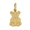 Yellow Gold Teddy Bear Pendant GL101364