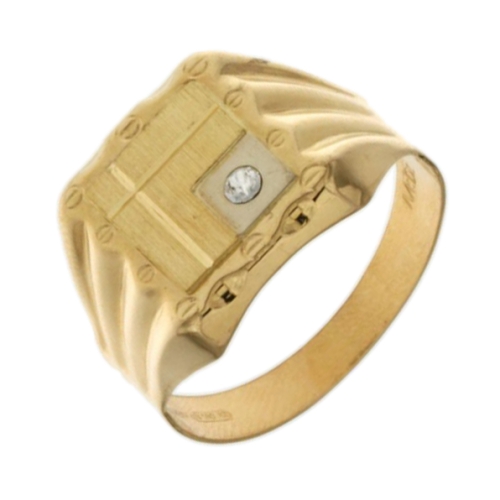 Yellow Gold Men&#39;s Ring 803321715405