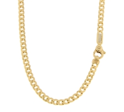 Men&#39;s Necklace in White Yellow Gold GL101369