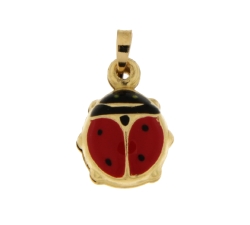 Ladybug Pendant Yellow Gold GL101370