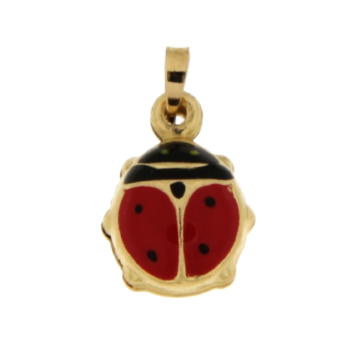 Ladybug Pendant Yellow Gold GL101370