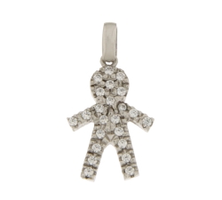 White Gold Baby Pendant GL101371