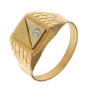 Yellow Gold Men&#39;s Ring 803321711968