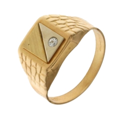 Yellow Gold Men&#39;s Ring 803321711968