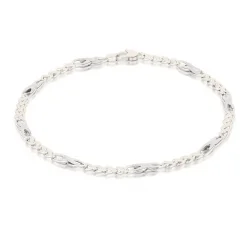 Bracciale Uomo in Oro Bianco 803321718195