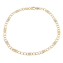 Men&#39;s Bracelet in Yellow and White Gold GL100031