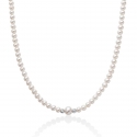 Miluna Women&#39;s Necklace Pearls PCL6316