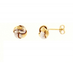 9 KT Yellow White Gold Women&#39;s Earrings GL-SON229036
