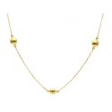 Damen-Halskette aus 9-karätigem Gelbgold GL-SON263670