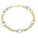 Bracciale Donna Oro Bianco Giallo 9 KT GL-SON224031