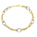 Women&#39;s Bracelet in White Yellow Gold 9 KT GL-SON224031