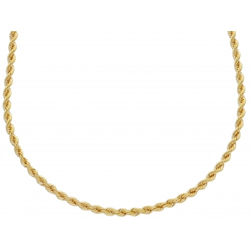 9 KT Yellow Gold Women&#39;s Necklace GL-SON9VCL050GG45
