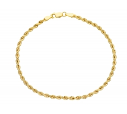 9 KT Yellow Gold Women&#39;s Bracelet GL-SON9VCL050GG18