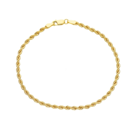 9 KT Yellow Gold Women&#39;s Bracelet GL-SON9VCL050GG18